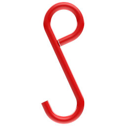 Zárt, hosszított S-kampó, osztályú 80, teherbírás 150 kg