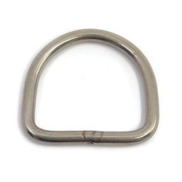 Rozsdamentes acél gyűrű hegesztett D-alak A4 5 mm