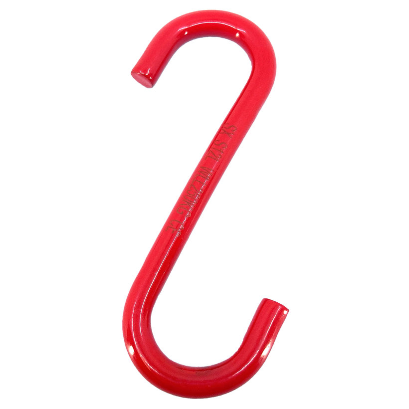 Nyitott, hosszított S-kampó, osztályú 80, teherbírás 500 kg