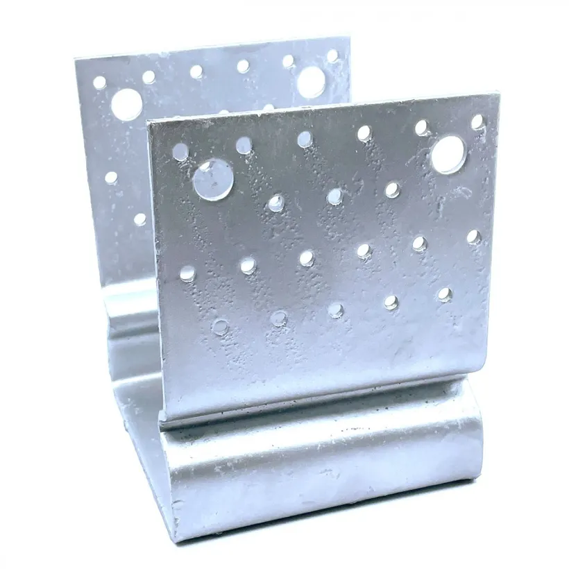 Oszlop talp U alakú roxor nélkül 141x120x125mm