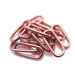 Dekoratív lánc vörösrézzel bevont / rézzel bevont 2mm