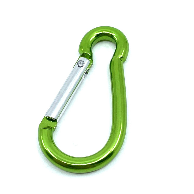 Karabiner alumínium - zöld 6mm