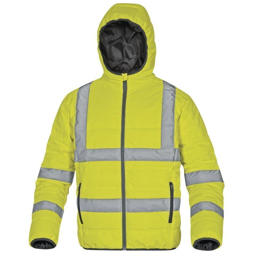 Fényvisszaverő steppelt kabát DOON HV sárga 3XL