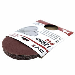 Tépőzáras csiszolópapír – 125 mm-es korong P40 - 10 db