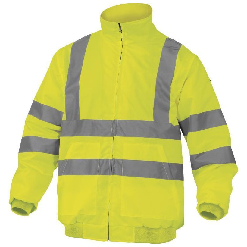 Fényvisszaverő téli kabát RENO HV sárga L