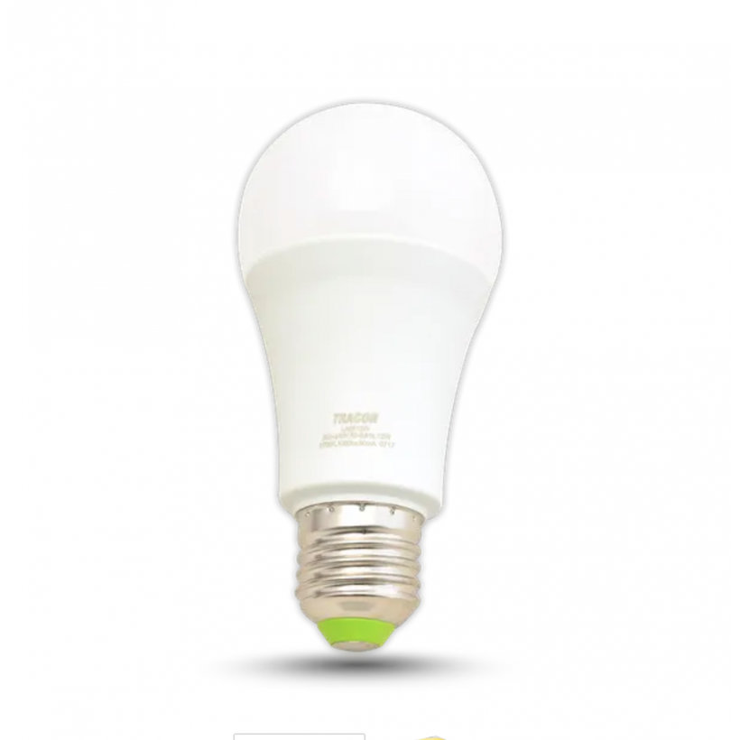 Gömb burájú LED fényforrás E27 12W - semleges fehér