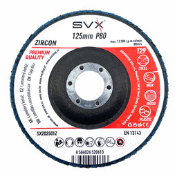 Lamellás csiszolókorong 125 mm P80