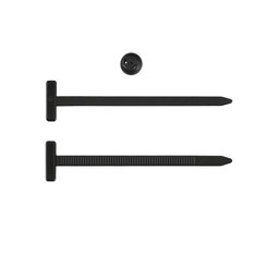 T-típusú kábelkötöző autójavításhoz, fekete, 5×90 mm