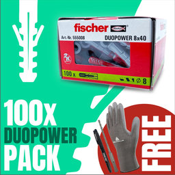 Tiplik DuoPower - 100 db PACK 8x40mm