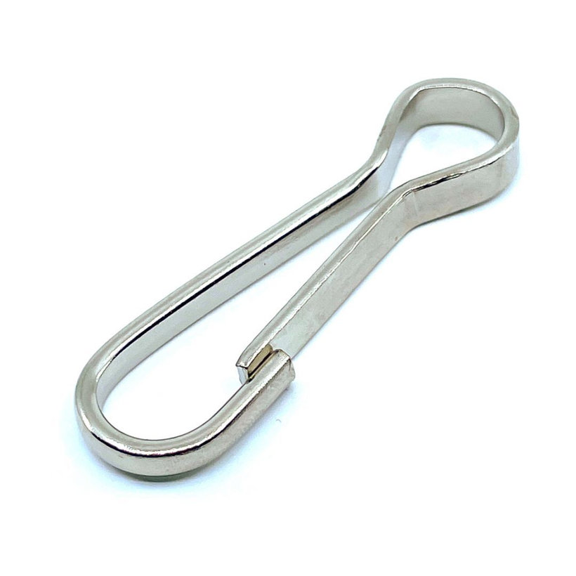 Rugós karabiner forgóhorog nélkül zn 30mm