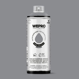 WEPRO Spray – vízbázisú, fényes festék – Manchester Grey RAL 7001