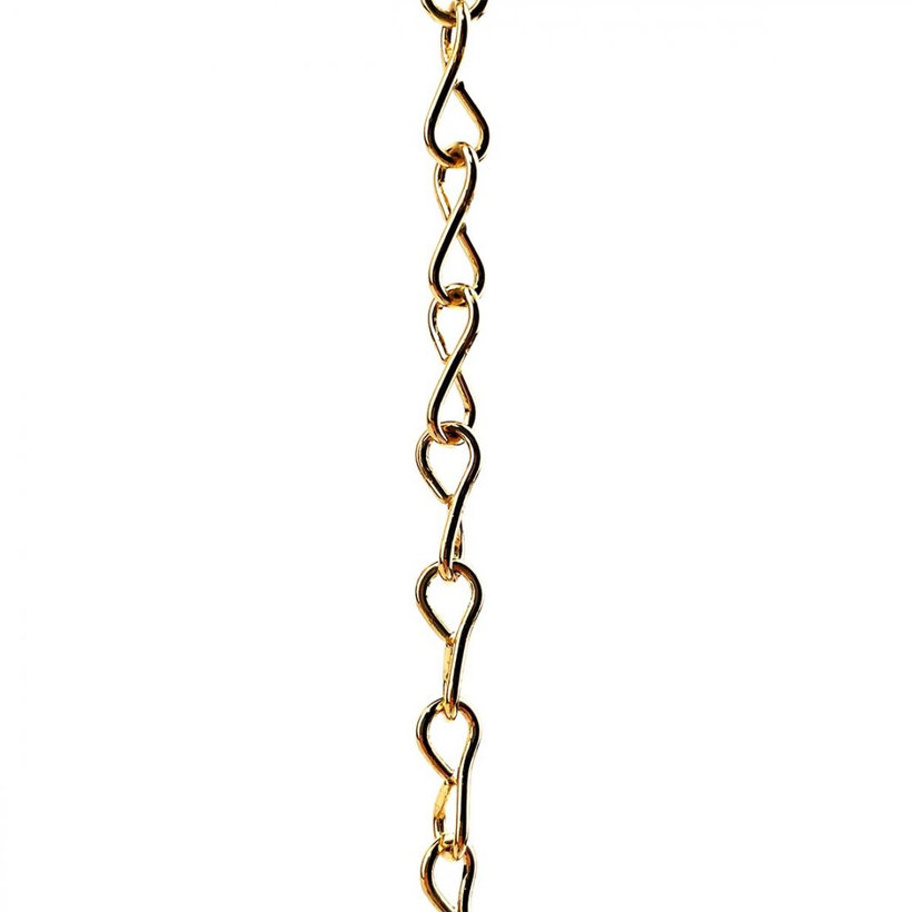 Egyszerű sárga cink lánc 1,8mm