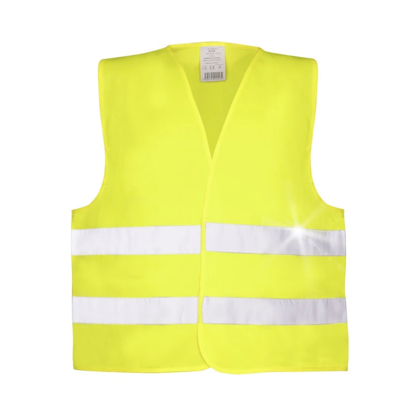 ALEX sárga láthatósági mellény - XL