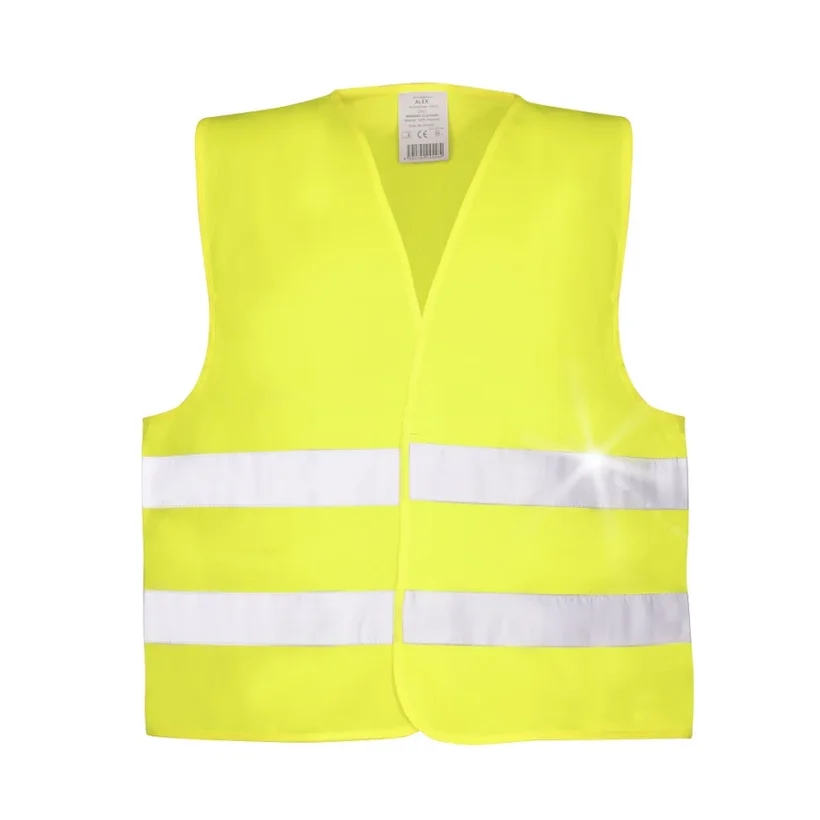 ALEX sárga láthatósági mellény - XL