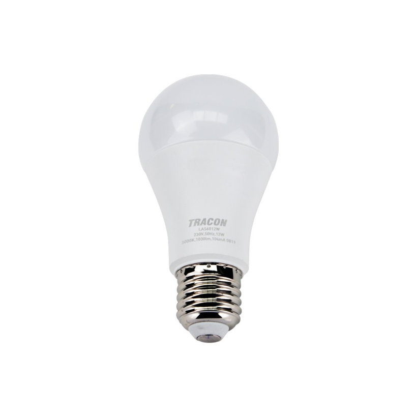 LED izzó gömb E27 12W - meleg - chippel