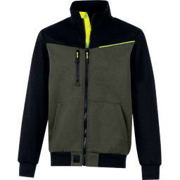 Munkás pulóver SWABI barna-sárga / fekete - M