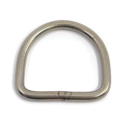Rozsdamentes acél gyűrű hegesztett D-alak A4 6 mm