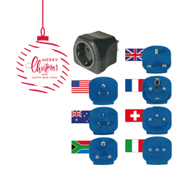 Világutazó dugó 7-adapter