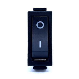 Készülékkapcsoló, BE-KI, fekete (0-I felirat),  16A, 250V
