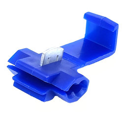 Késes leágaztató (PVC), ónozott elektrolitréz, kék