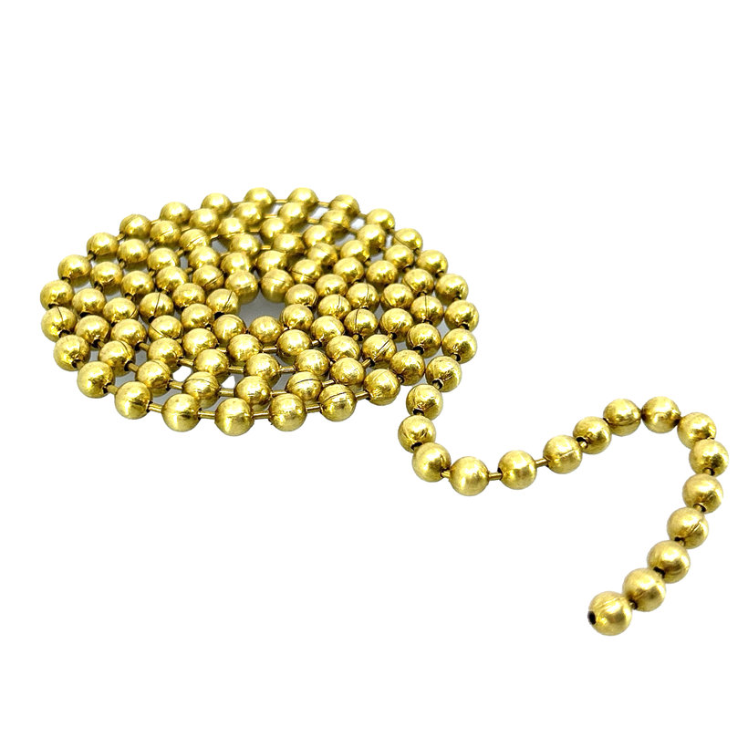 Golyós lánc sárga cink 4,5mm