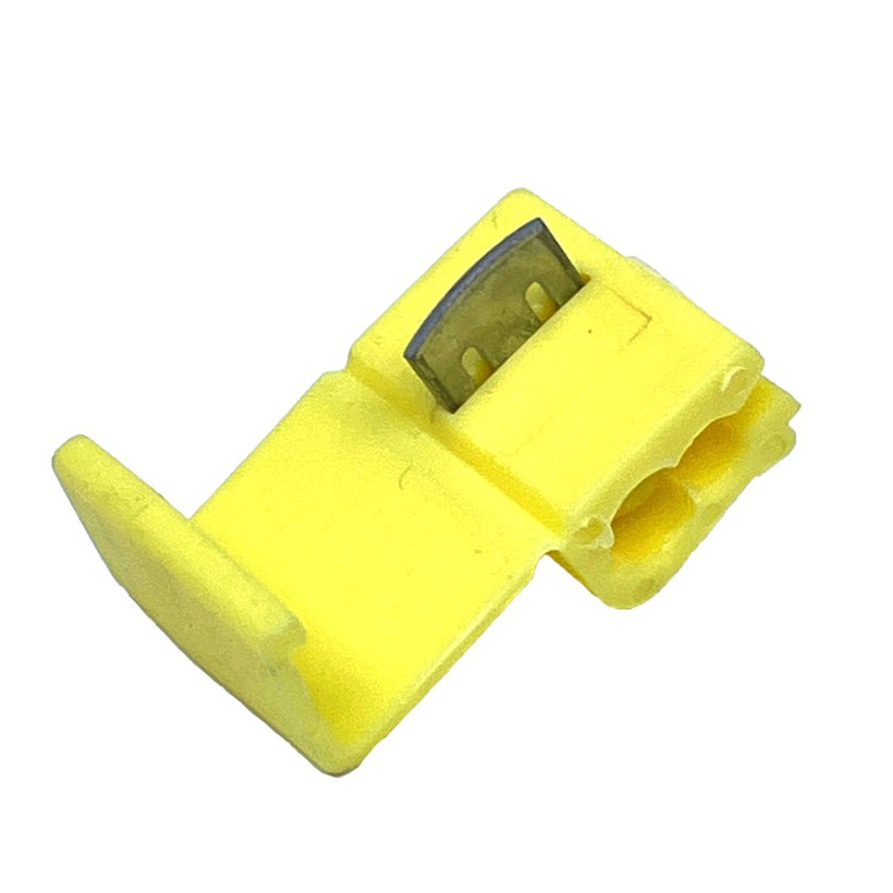 Késes leágaztató (PVC), ónozott elektrolitréz, sárga 6mm²