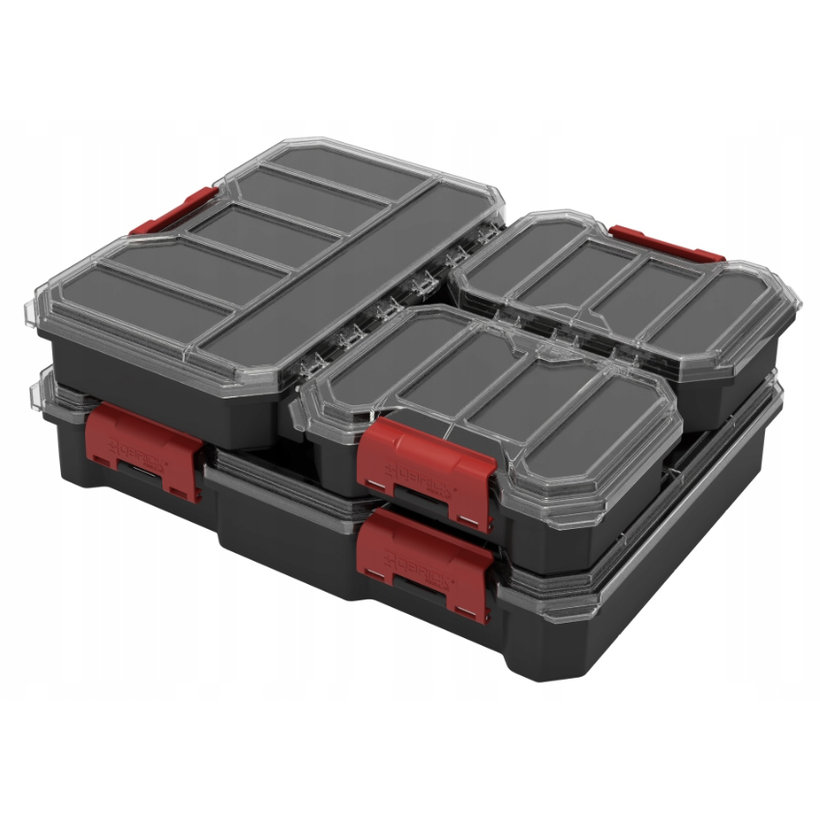 4 darabos Compact SET 1 B fekete rendszerező készlet