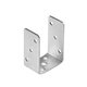 Oszlop talp U 81x120x60mm alakú roxor nélkül PSO 80