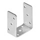 Oszlop talp U 121x120x60mm alakú roxor nélkül PSO 100