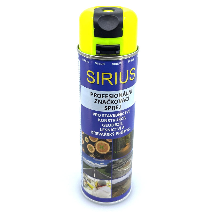 SIRIUS JELÖLŐ SPRAY SÁRGA – 500 ml