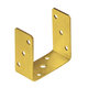 Oszlop talp U 121x120x60mm alakú roxor nélkül ZNZ PSO 100