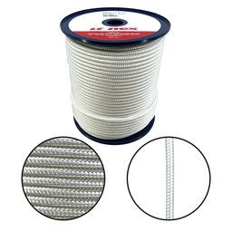 PA fonott kötél maggal fehér 16pr 8mm