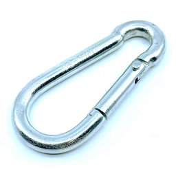 Tűzoltó karabiner horganyzott DIN 5299C 7mm