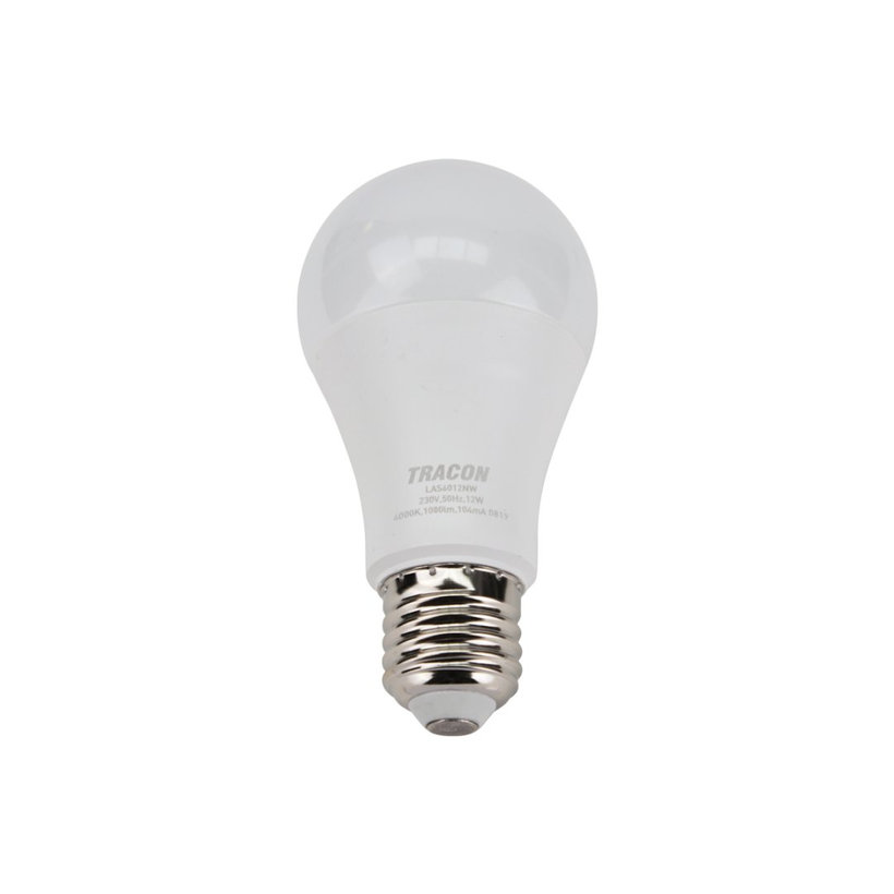 LED izzó gömb E27 12W - semleges - chippel