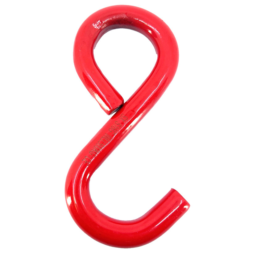 Zárt S-kampó, osztályú 80, teherbírás 200 kg