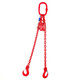 Láncos felfüggesztés szem-2 kampó 80 o. rövidítővel (1,5 m, 1600 kg, 6 mm)