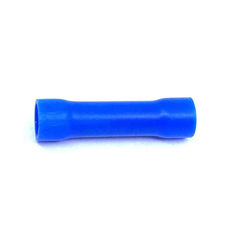 Szigetelt toldóhüvely, ónozott elektrolitréz, kék 2,5mm²