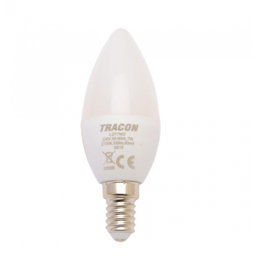 Gyertya burájú LED fényforrás E14 7W - semleges fehér