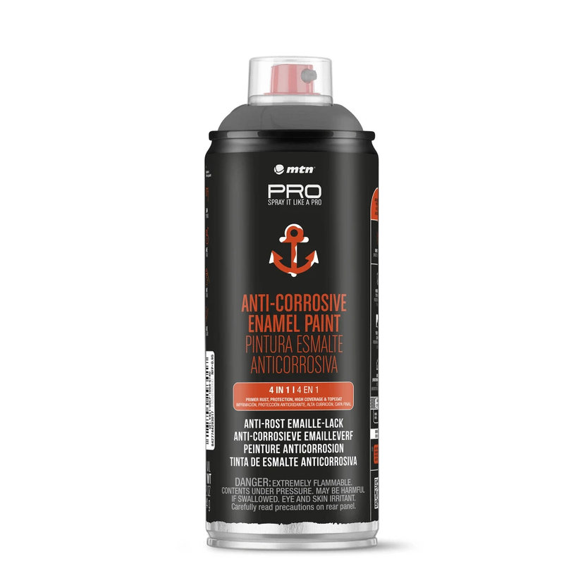 O Spray – alapozó, zománcfesték, korróziógátló – szürke RAL 7016