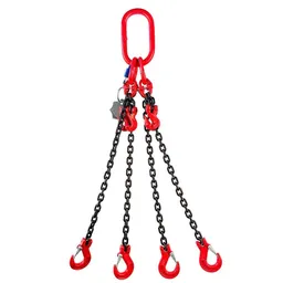 Láncos felfüggesztés szem-4 kampó 80 o. rövidítővel (2,5 m, 4250/3000 kg, 8 mm)