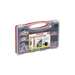 Duopower dübelkészlet RED BOX szerveződobozban