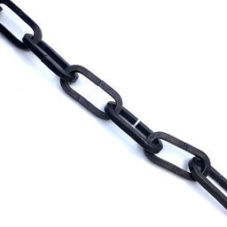 Dekoratív lánc/fekete 6mm