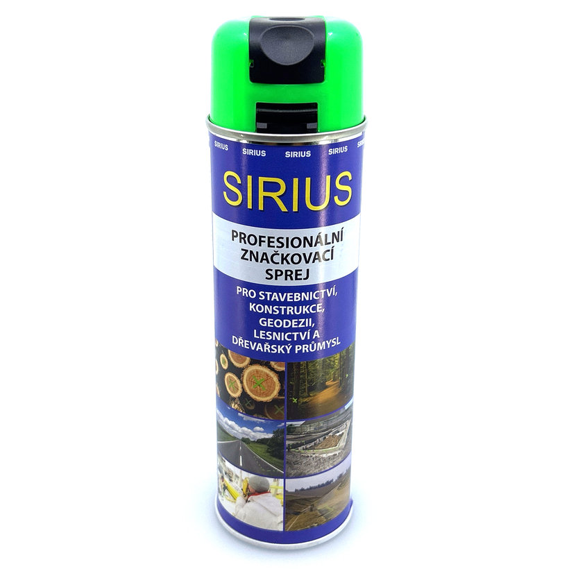 SIRIUS JELÖLŐ SPRAY ZÖLD – 500 ml
