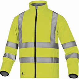 Fényvisszaverő softshell kabát LEGA sárga S