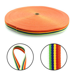 PPV pántszalag 25x1-2mm szivárvány