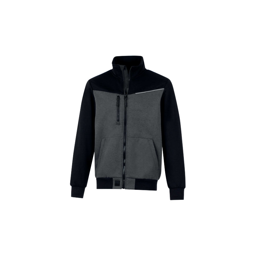 Munkás pulóver SWABI sötétszürke / fekete - XXL