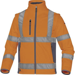 Fényvisszaverő softshell kabát MOONLIGHT2 narancssárga