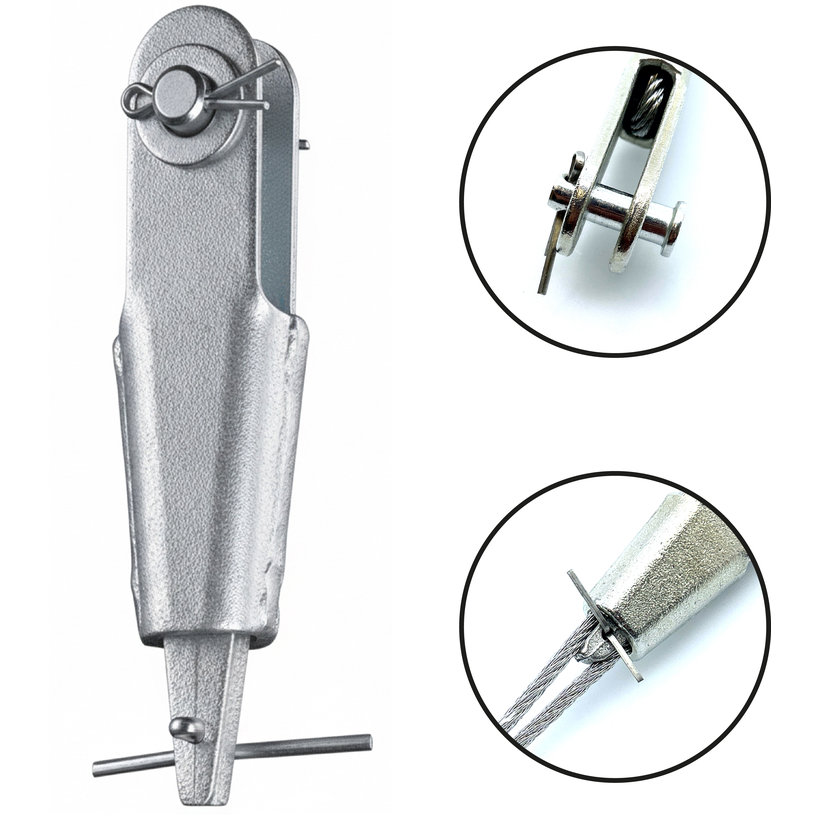 Kötélvégzár DIN 15315 4–5 mm