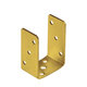 Oszlop talp U 81x120x60mm alakú roxor nélkül ZNZ PSO 80