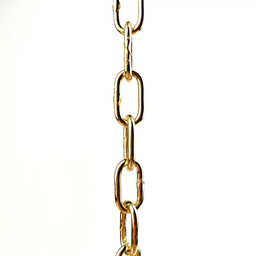 Dekoratív lánc sárga cink 2,8mm